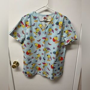 Women’s scrub top, excellent condition.